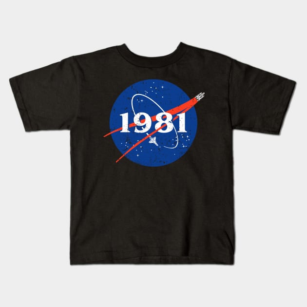 1981 Kids T-Shirt by kg07_shirts